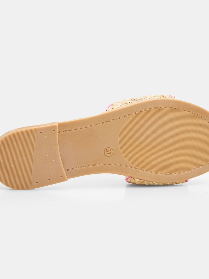 Mules confortables BATA Rose fushia - Kiabi