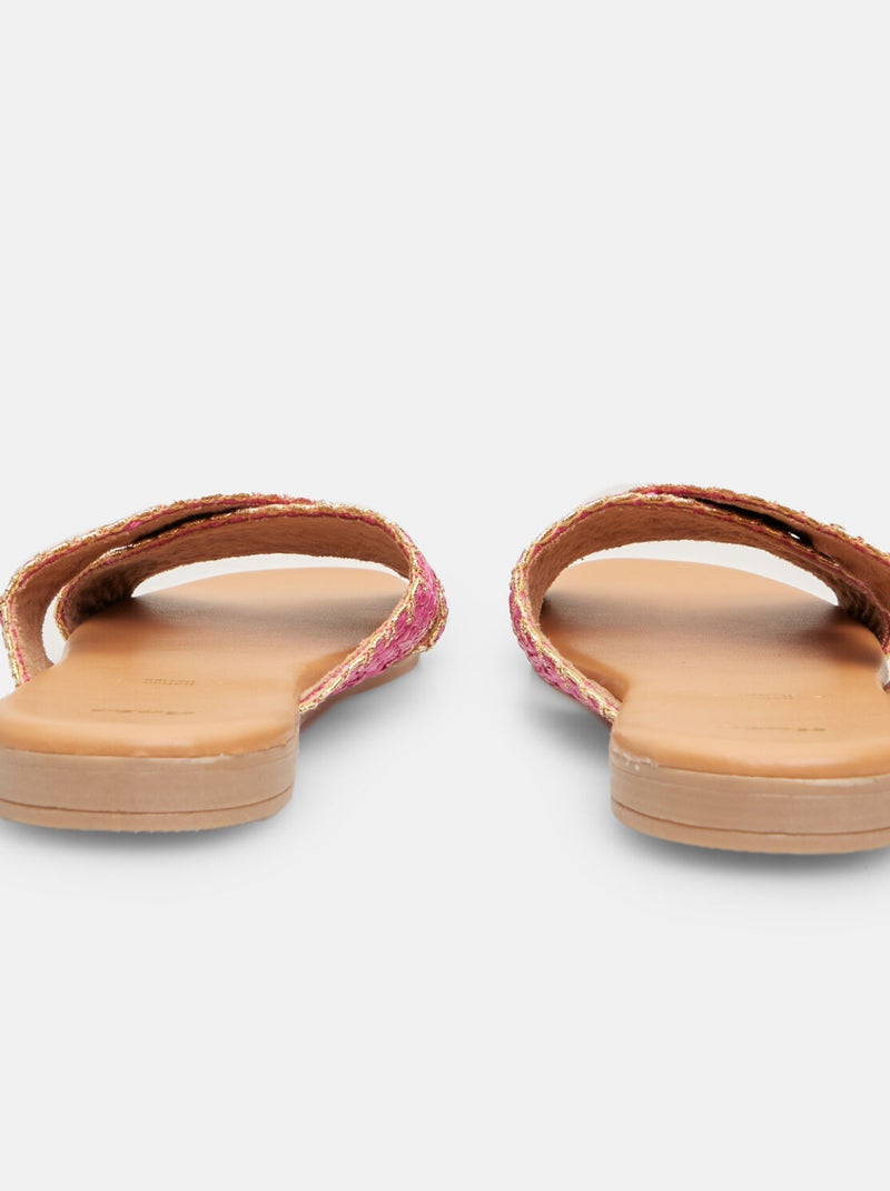Mules confortables BATA Rose fushia - Kiabi