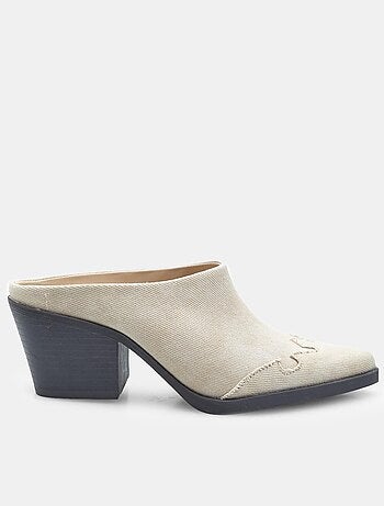 Mules confortables modèle Western BATA