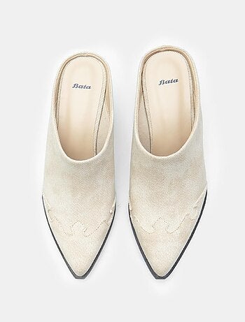 Mules confortables modèle Western BATA