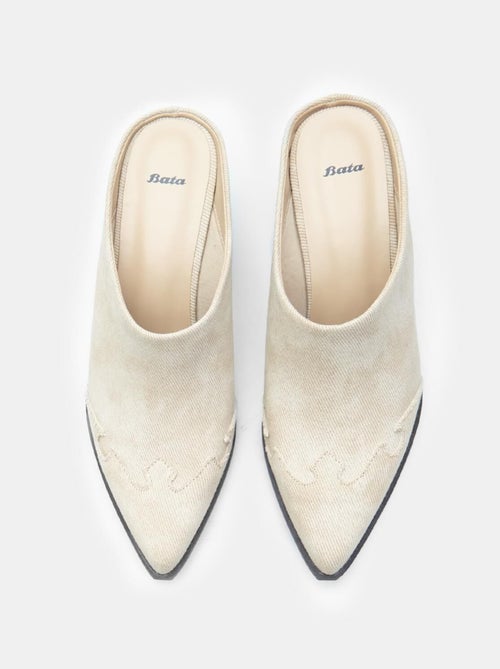 Mules confortables modèle Western BATA - Kiabi Mules confortables modèle Western BATA - Kiabi