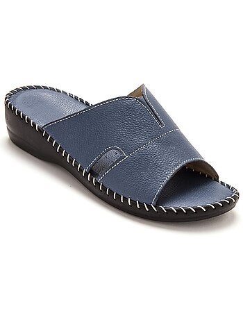 Mules cuir à aérosemelle - PEDICONFORT