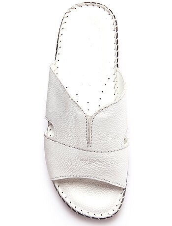 Mules cuir à aérosemelle