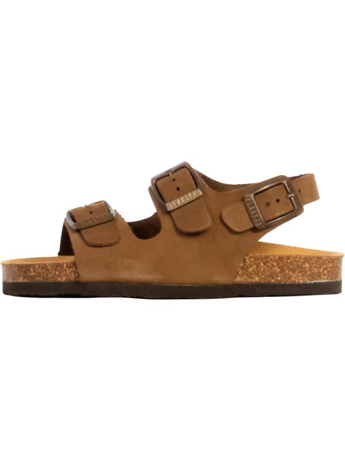 Mules Cuir Enfant Plakton Baku - Kiabi
