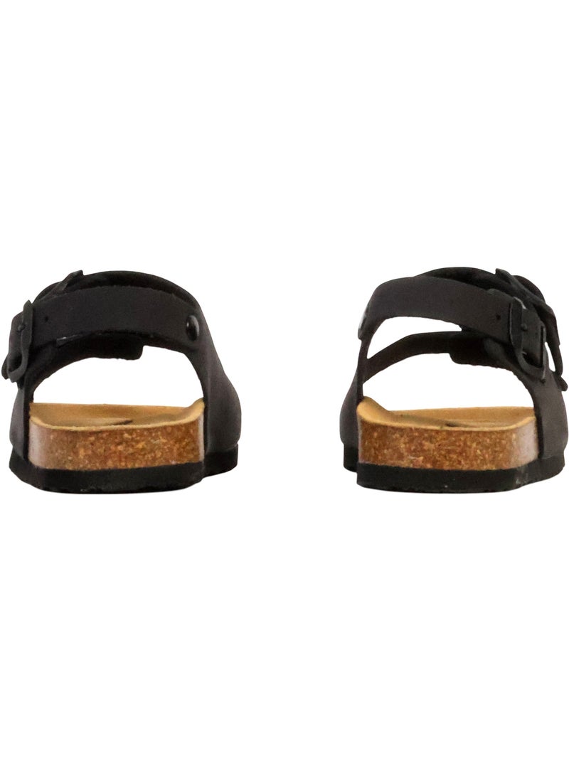 Mules Cuir Enfant Plakton Baku Noir - Kiabi