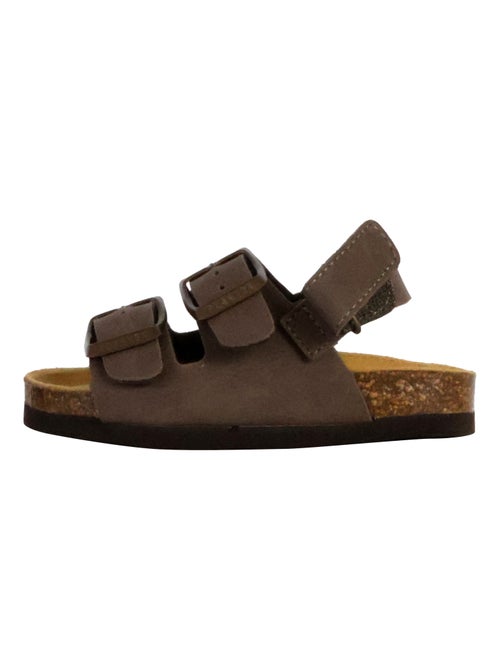 Mules Cuir Enfant Plakton Poli - Kiabi