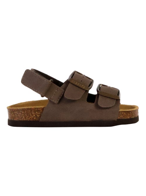 Mules Cuir Enfant Plakton Poli - Kiabi
