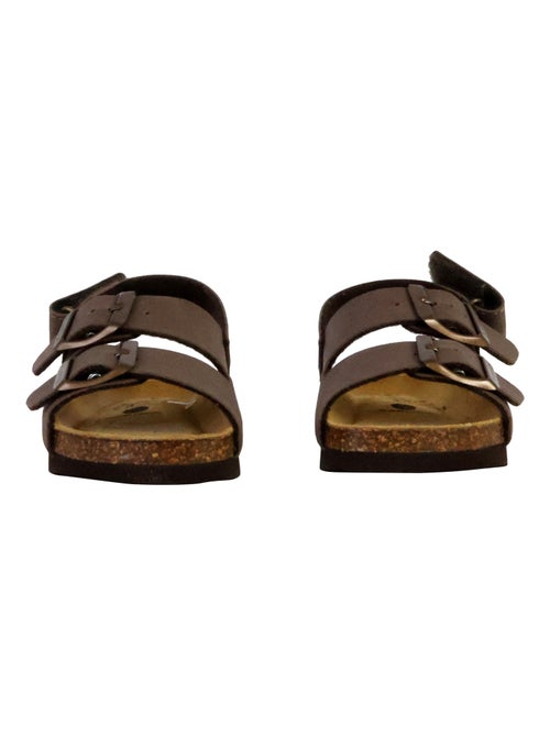 Mules Cuir Enfant Plakton Poli - Kiabi