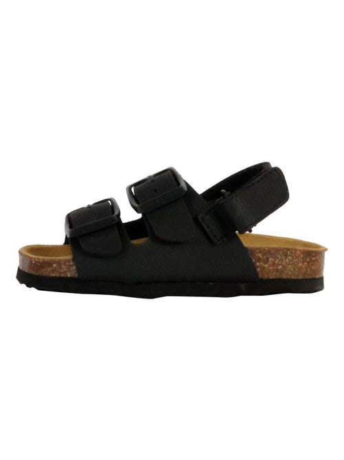 Mules Cuir Enfant Plakton Poli - Kiabi
