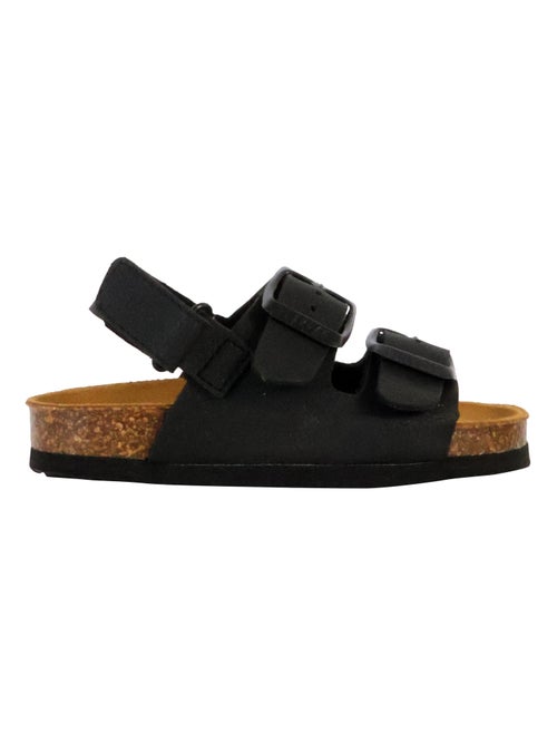 Mules Cuir Enfant Plakton Poli - Kiabi