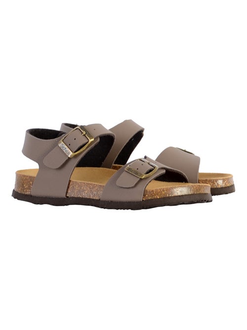 Mules Cuir Enfant Scholl Jean - Kiabi