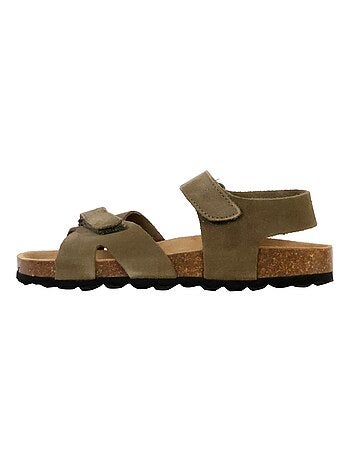 Mules Cuir Enfant The Divine Factory Orion Scratch