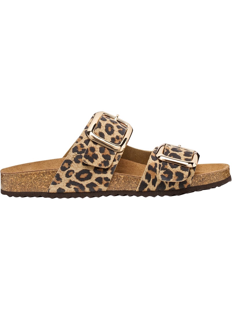 Mules Cuir Geox Briona Beige - Kiabi