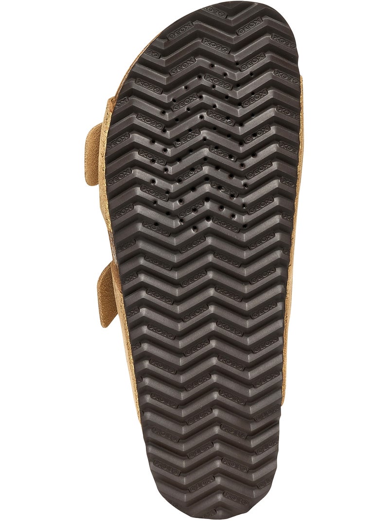 Mules Cuir Geox Briona Doré/or - Kiabi