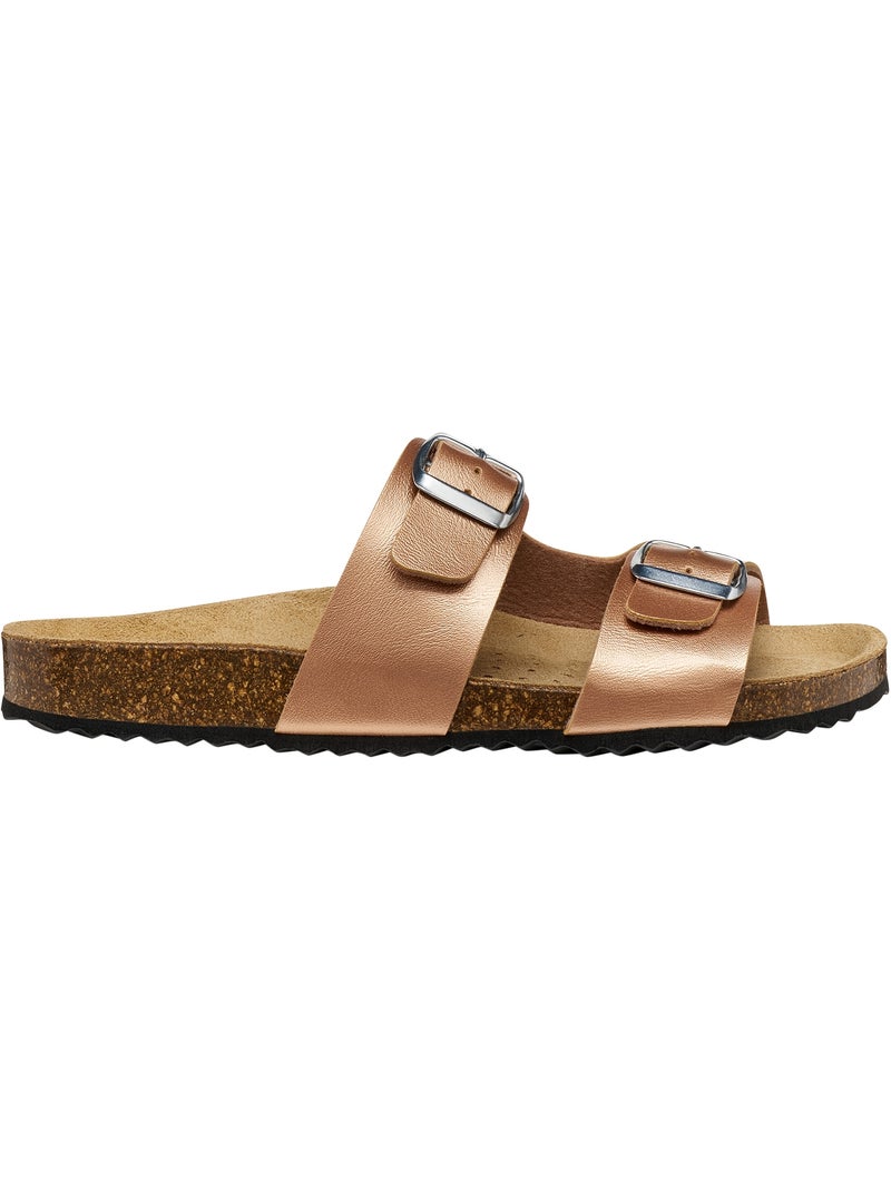 Mules Cuir Geox Brionia Peche - Kiabi