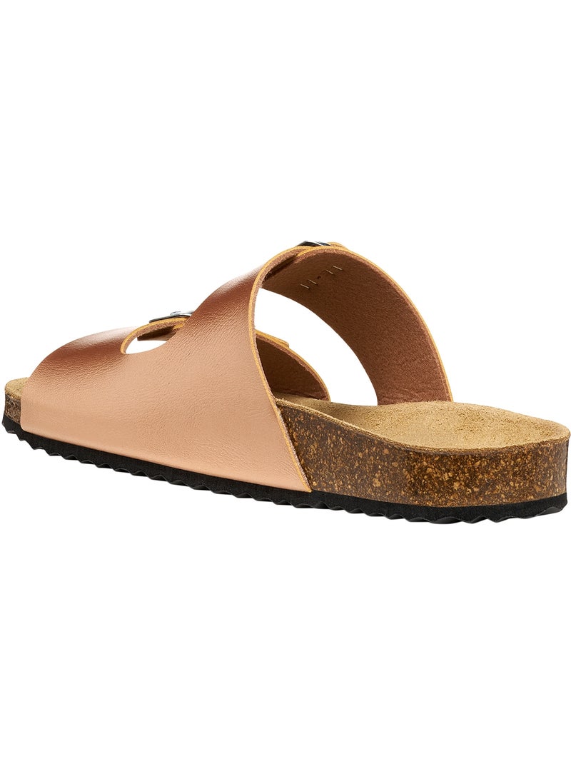 Mules Cuir Geox Brionia Peche - Kiabi