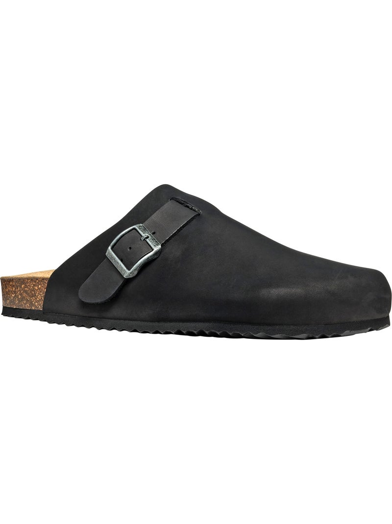 Mules Cuir Geox U Ghita C NBK Lea Noir - Kiabi