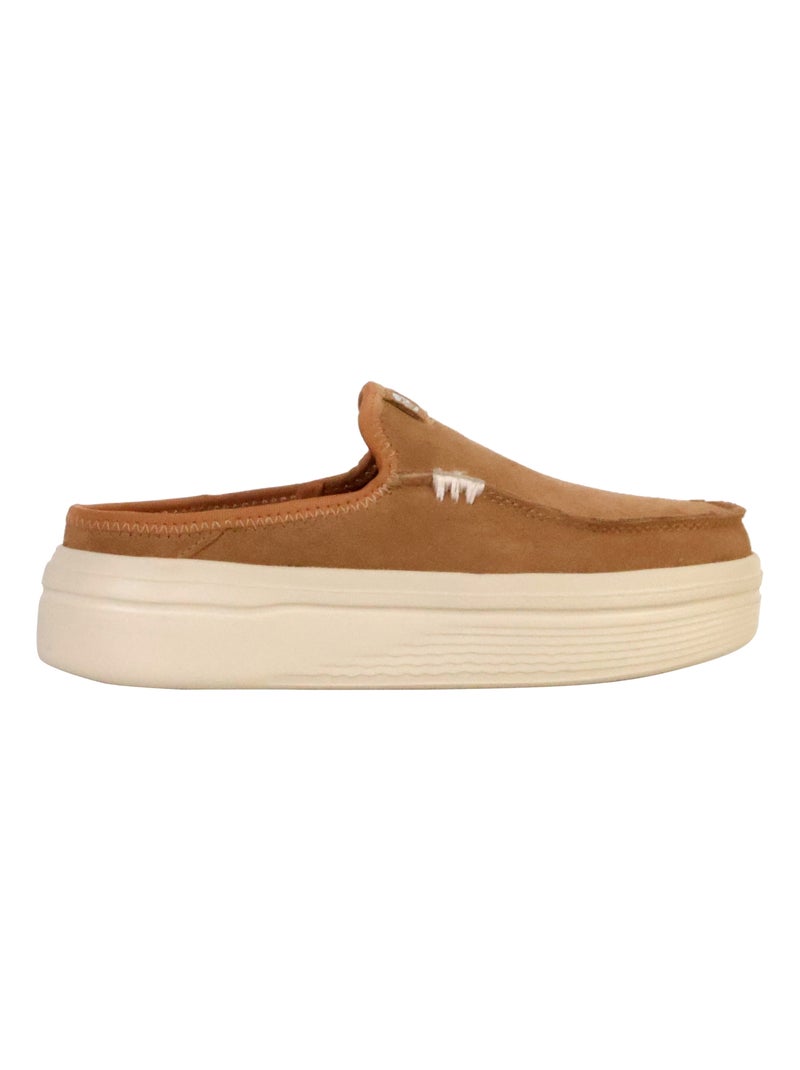 Mules Cuir Hey Dude Austin Lift Classic Marron - Kiabi
