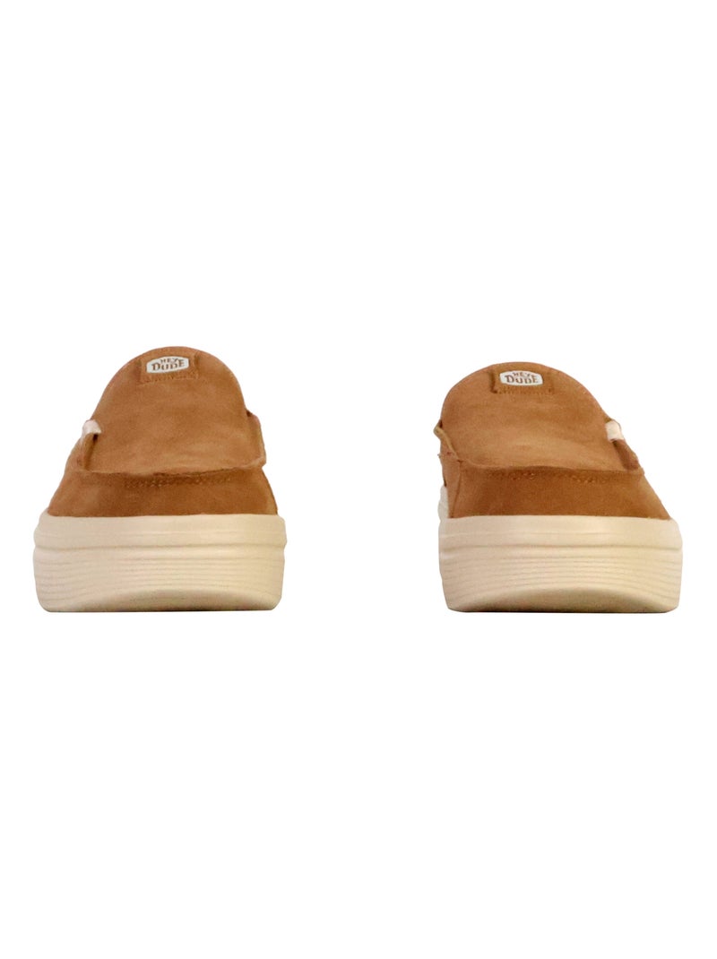 Mules Cuir Hey Dude Austin Lift Classic Marron - Kiabi