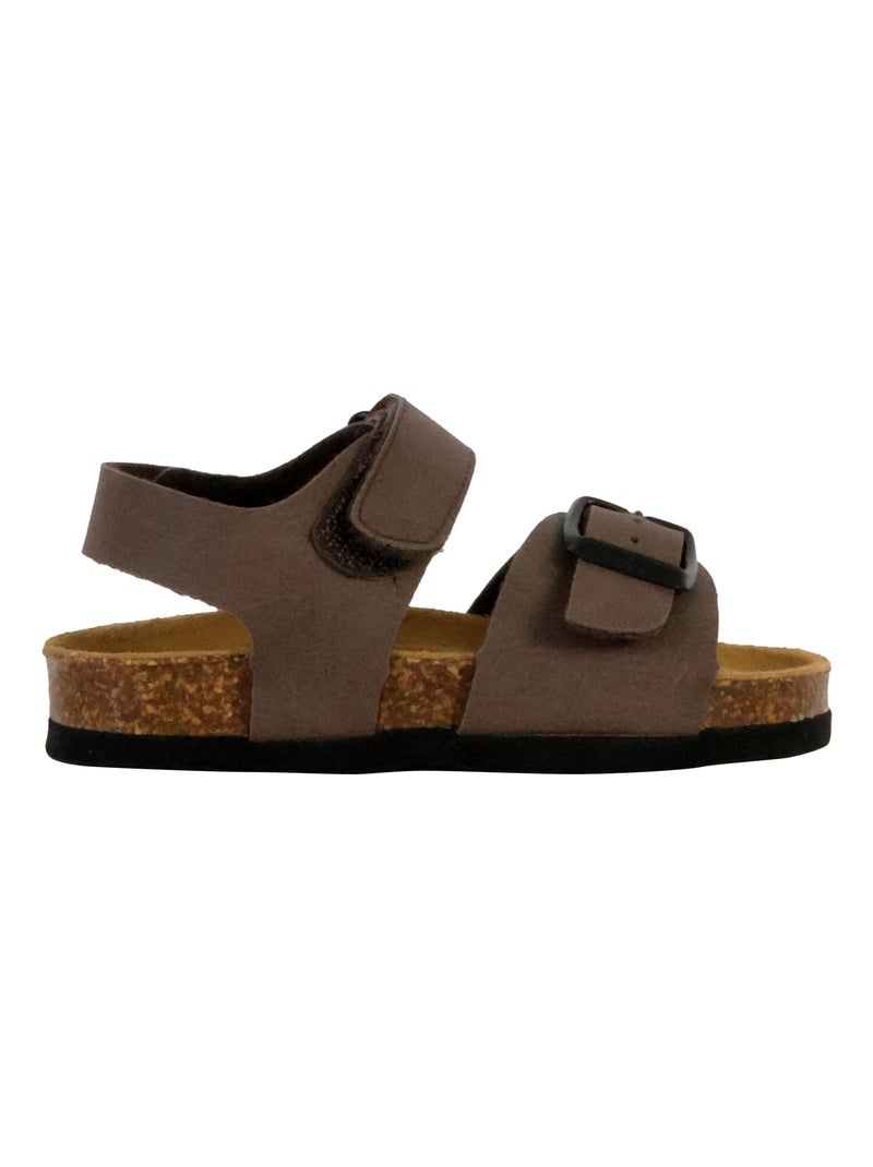 Mules Cuir Junior Plakton Parker Marron - Kiabi