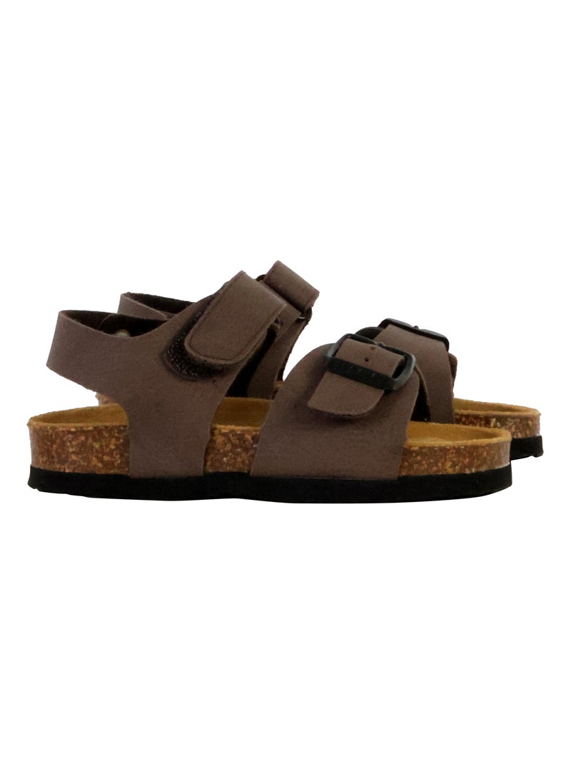 Mules Cuir Junior Plakton Parker Marron - Kiabi