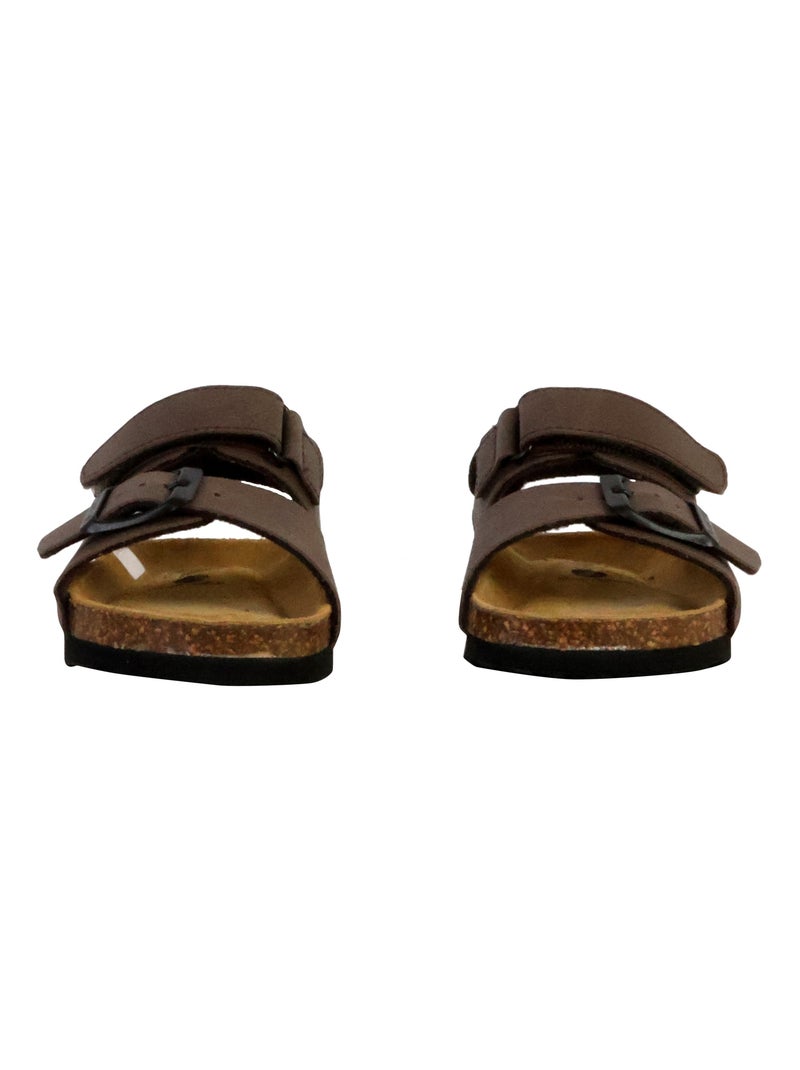 Mules Cuir Junior Plakton Parker Marron - Kiabi