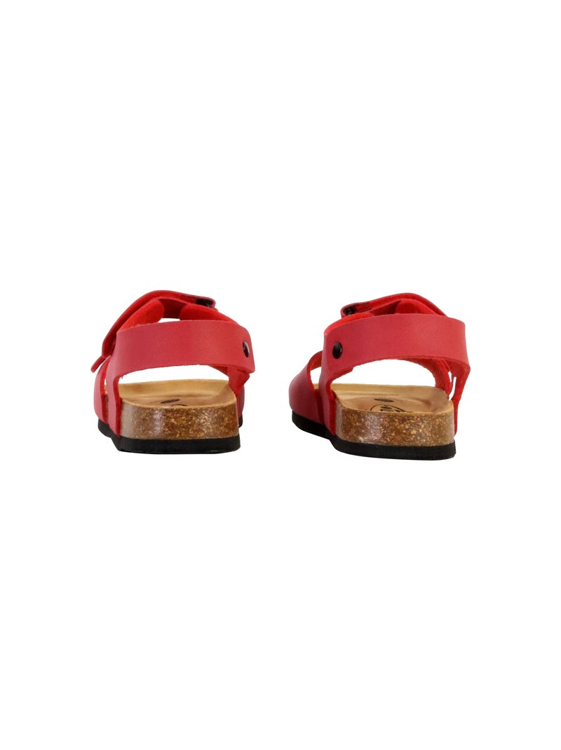 Mules Cuir Junior Plakton Parker Rouge - Kiabi