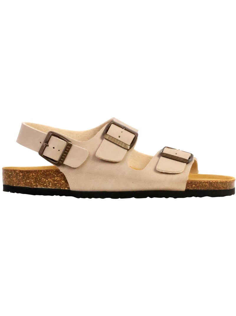 Mules Cuir Plakton Baku Beige - Kiabi