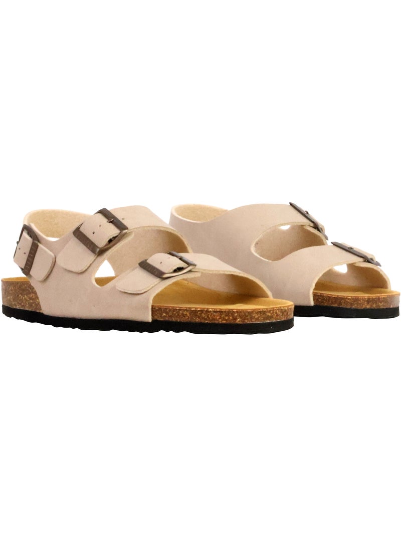 Mules Cuir Plakton Baku Beige - Kiabi