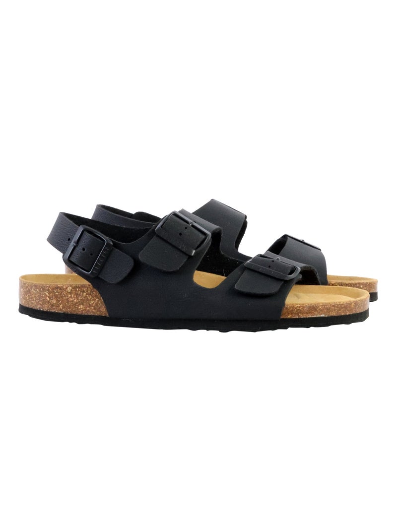 Mules Cuir Plakton Baku Noir - Kiabi