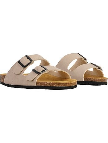 Mules Cuir Plakton Barna