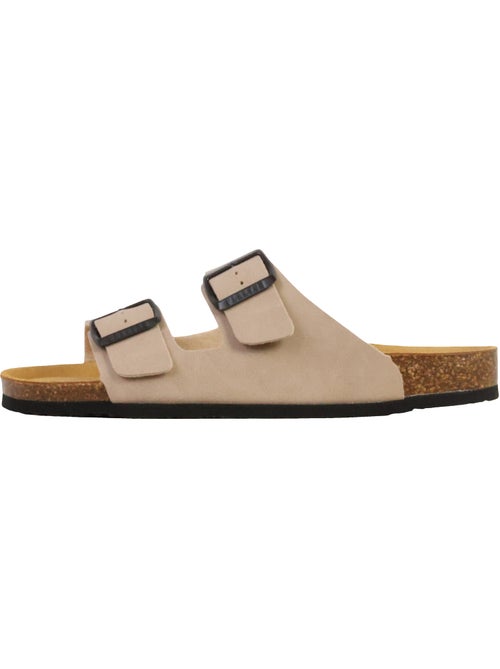 Mules Cuir Plakton Barna - Kiabi