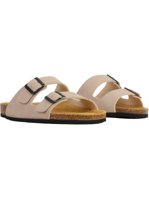 Mules Cuir Plakton Barna - Kiabi