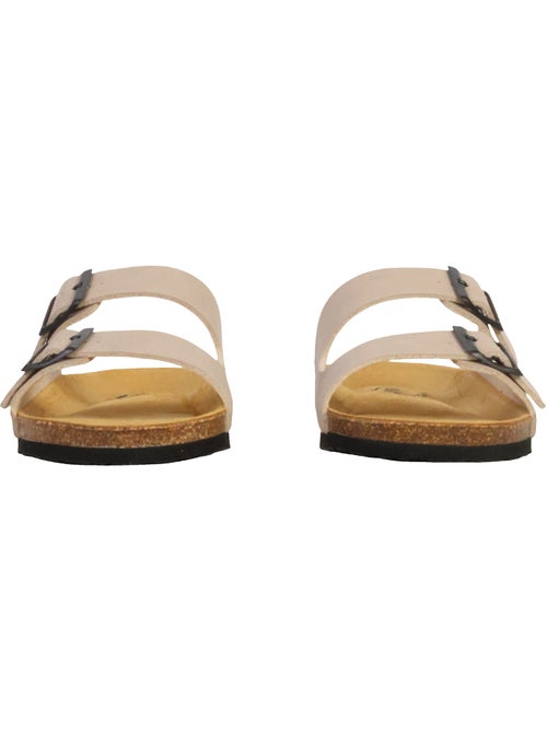 Mules Cuir Plakton Barna - Kiabi