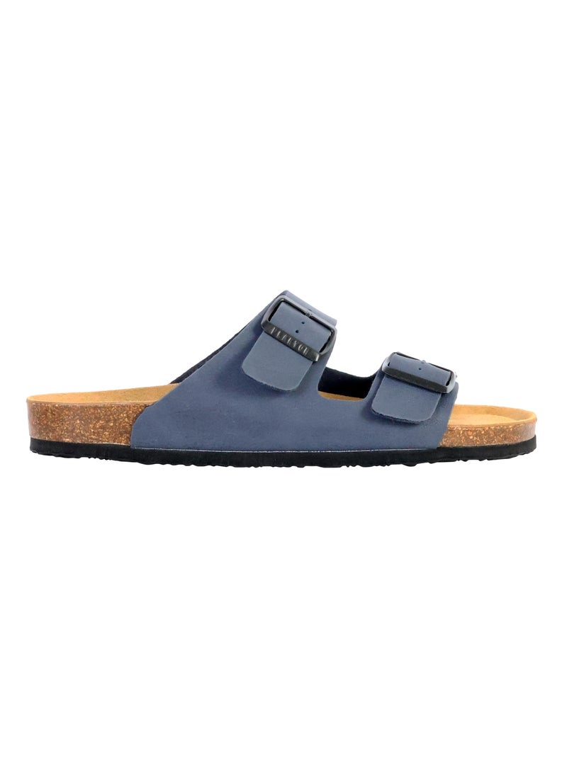 Mules Cuir Plakton Barna Bleu marine - Kiabi