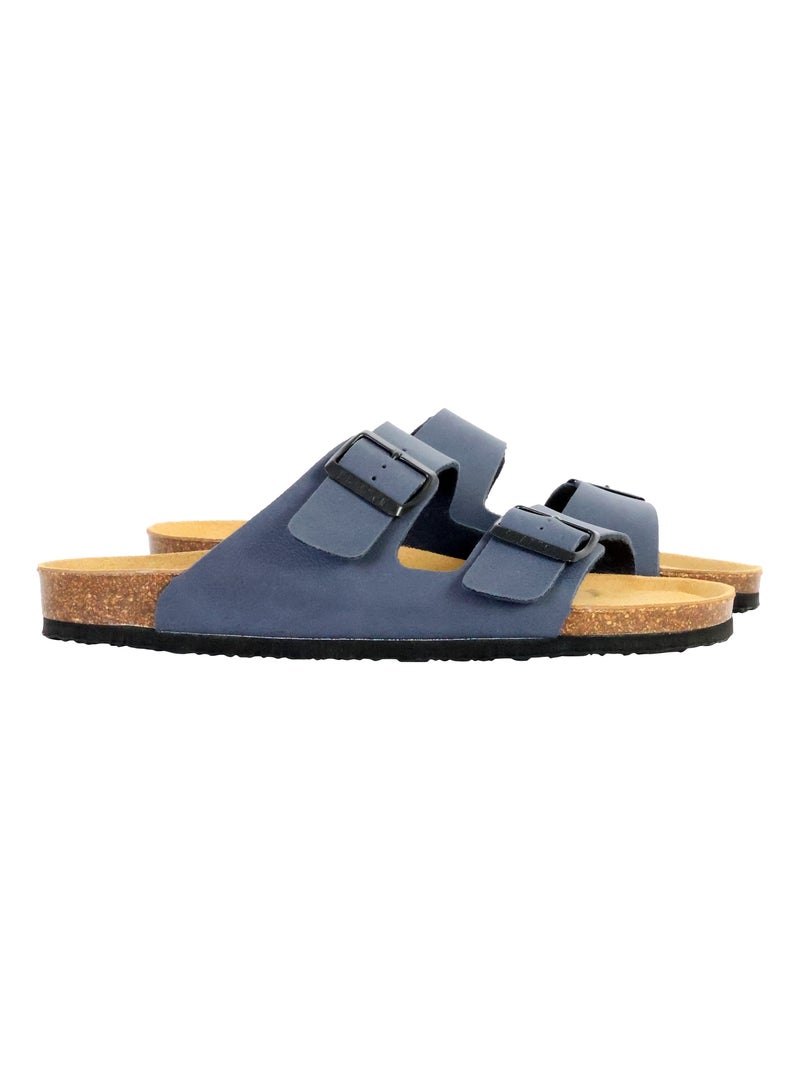 Mules Cuir Plakton Barna Bleu marine - Kiabi