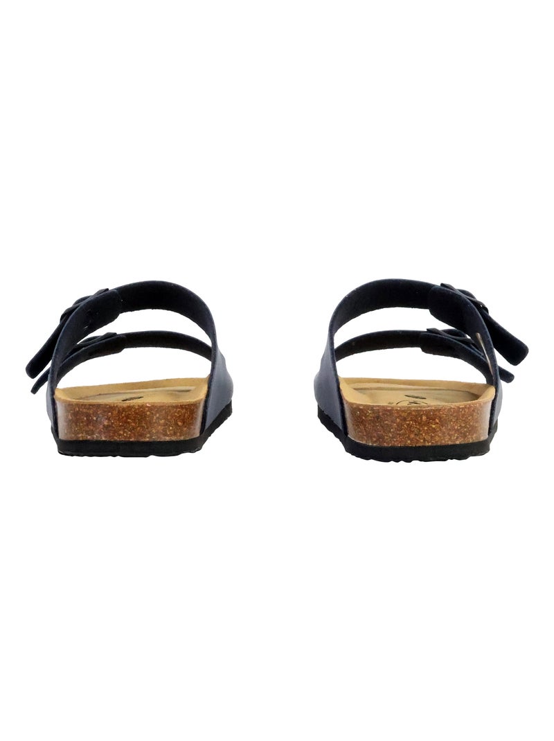 Mules Cuir Plakton Barna Bleu marine - Kiabi