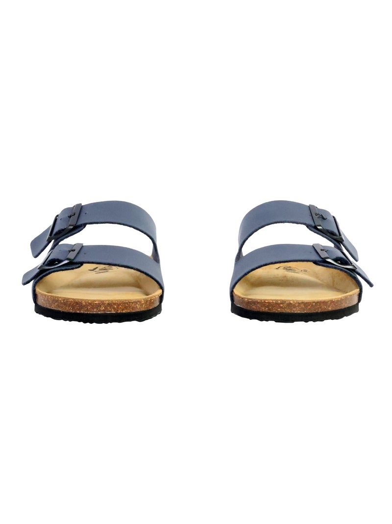Mules Cuir Plakton Barna Bleu marine - Kiabi