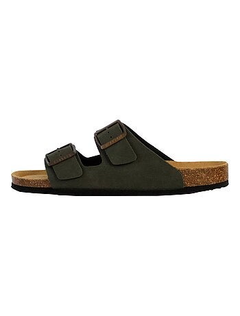 Mules Cuir Plakton Barna