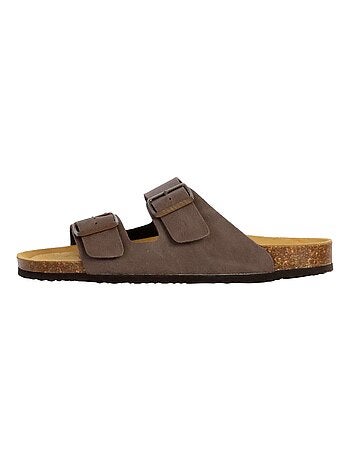 Mules Cuir Plakton Barna