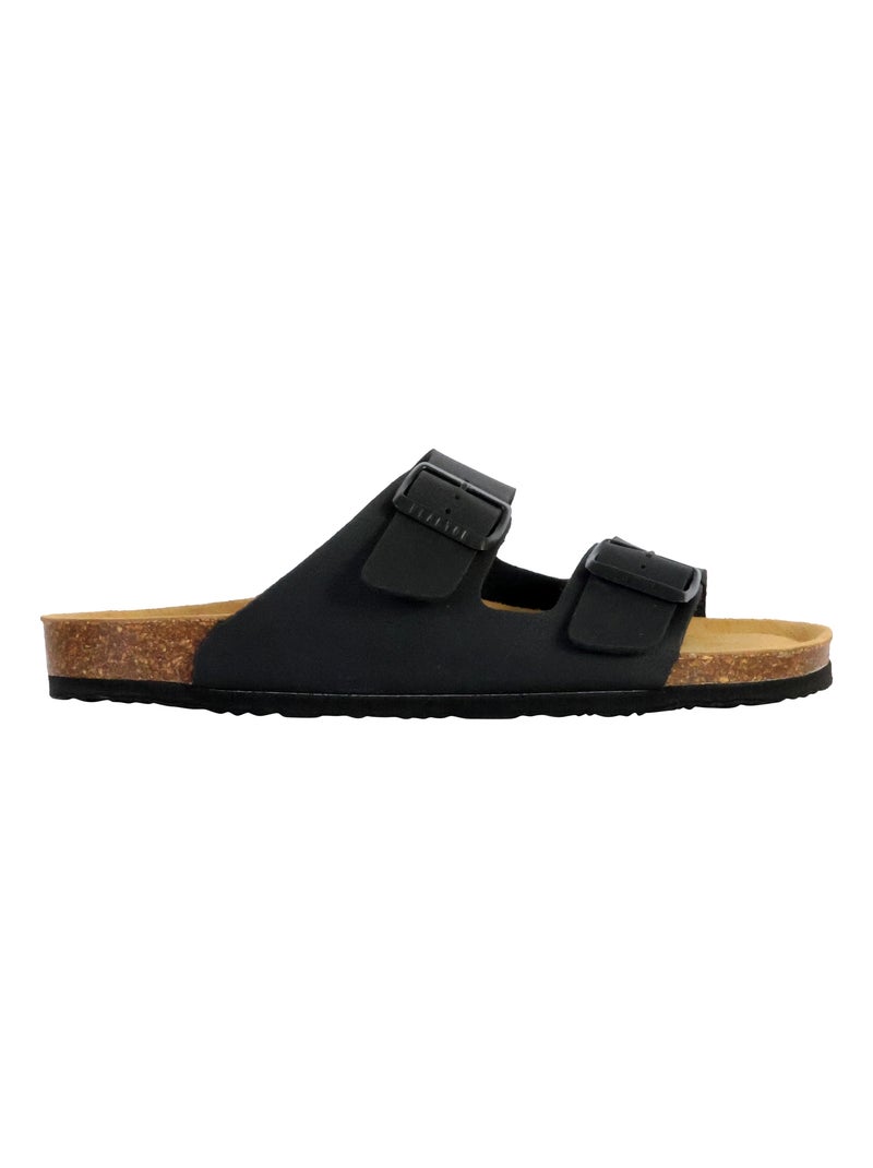 Mules Cuir Plakton Barna Noir - Kiabi