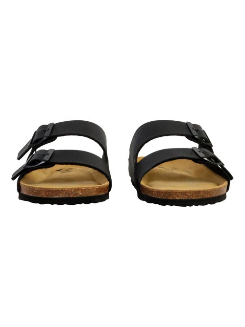 Mules Cuir Plakton Barna - Kiabi