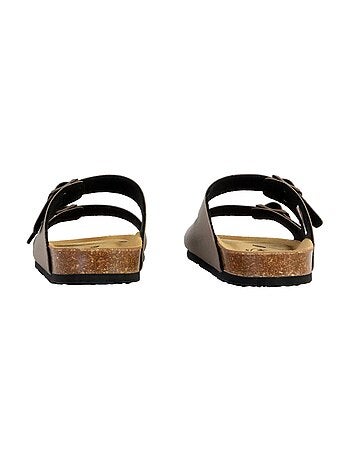 Mules Cuir Plakton Barna