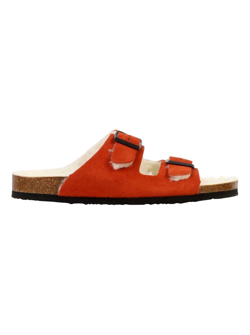 Mules Cuir Plakton Beta Orange - Kiabi