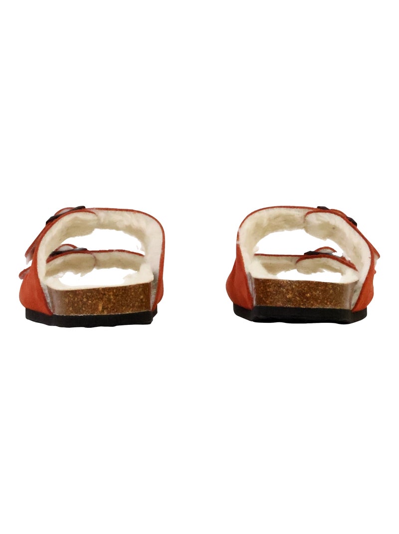 Mules Cuir Plakton Beta Orange - Kiabi