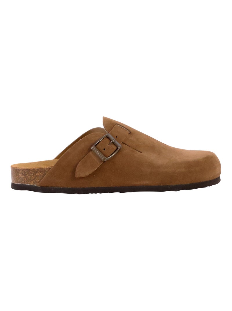 Mules Cuir Plakton Blog Marron - Kiabi