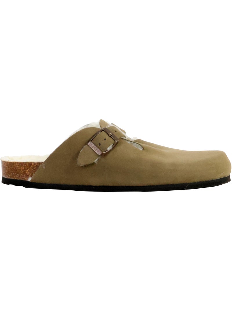 Mules Cuir Plakton Blog Vert - Kiabi