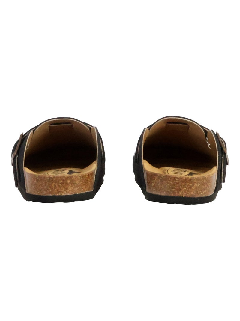 Mules Cuir Plakton Blogg Noir - Kiabi
