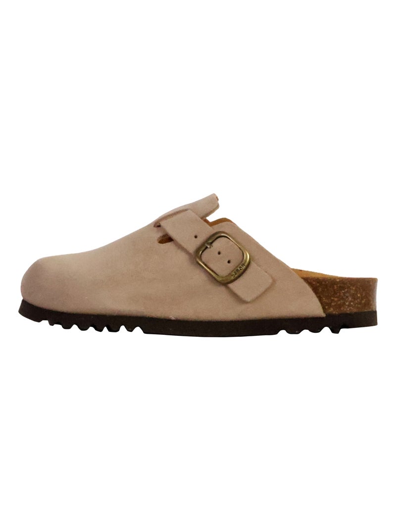 Mules Cuir Scholl Fae Beige - Kiabi
