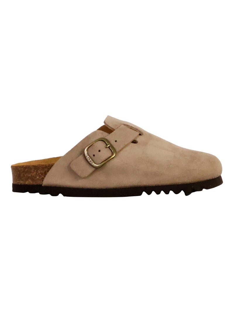 Mules Cuir Scholl Fae Beige - Kiabi